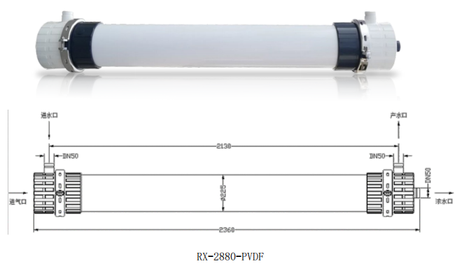 Компонент мембраны RX - 2880 - PVDF 